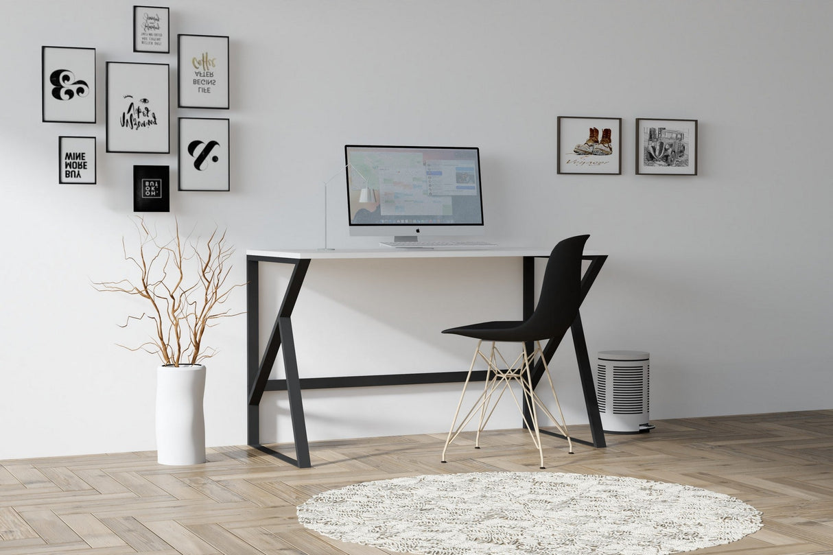 Birou Murren, Diverse culori, 120x60x75 cm - Alb | SKU: 495SSE1508 | Birou Murren, 120x60x75 cm, varianta Alb, produs pentru amenajarea locuinței, disponibil online în România la CasaMob