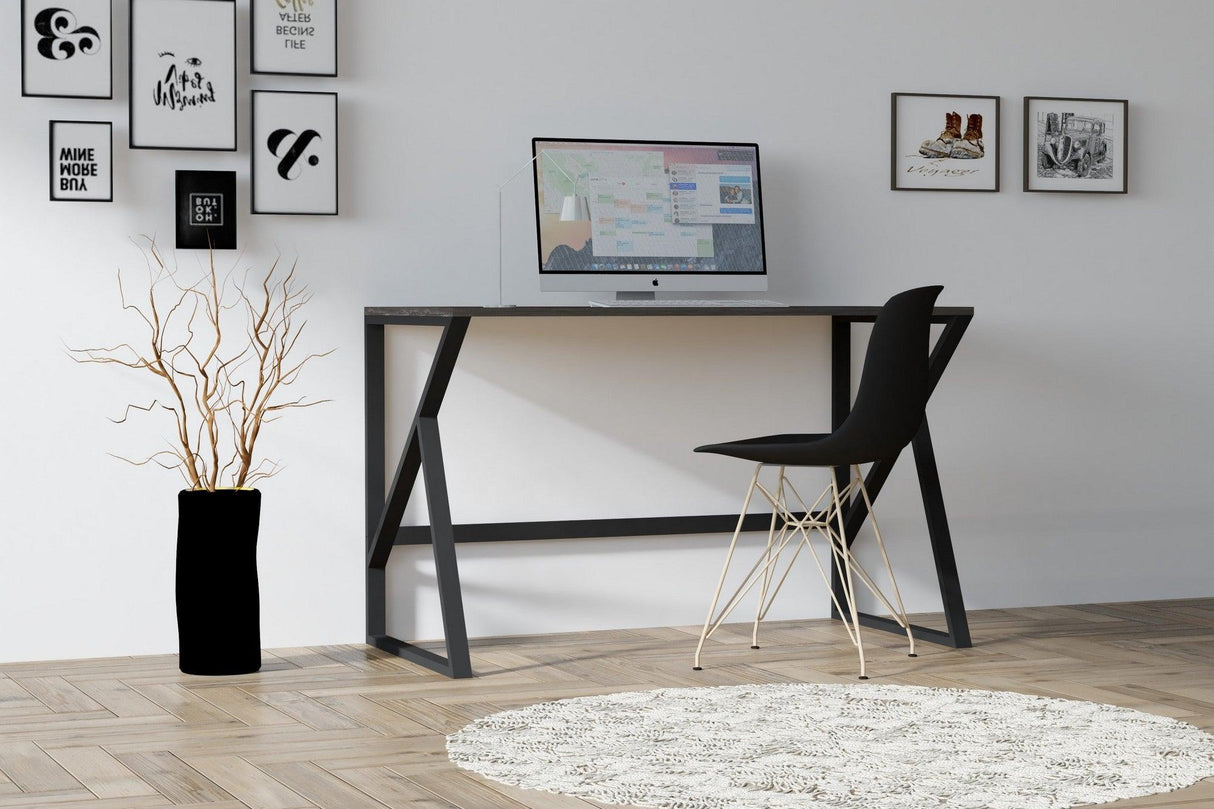 Birou Murren, Diverse culori, 120x60x75 cm - Antracit | SKU: 495SSE1509 | Birou Murren, 120x60x75 cm, varianta Antracit, produs pentru amenajarea locuinței, disponibil online în România la CasaMob