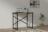 Birou Addi cu picioare metalice, 90 x 76 x 56 cm - Negru, SKU 495SSE1515