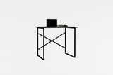 Birou Addi cu picioare metalice, 90 x 76 x 56 cm - Gri, SKU 495SSE1515