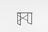 Birou Addi cu picioare metalice, 90 x 76 x 56 cm - Gri, SKU 495SSE1515