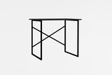 Birou Addi cu picioare metalice, 90 x 76 x 56 cm - Negru, SKU 495SSE1515