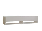 Comodă TV Arges, Diverse culori, 141x30x31 cm - Alb | SKU: 495SSE1605 | Comodă TV Arges, 141x30x31 cm, varianta Alb, produs pentru amenajarea locuinței, disponibil online în România la CasaMob