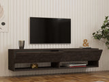 Comodă TV Arges, Diverse culori, 141x30x31 cm - Antracit | SKU: 495SSE1606 | Comodă TV Arges, 141x30x31 cm, varianta Antracit, produs pentru amenajarea locuinței, disponibil online în România la CasaMob