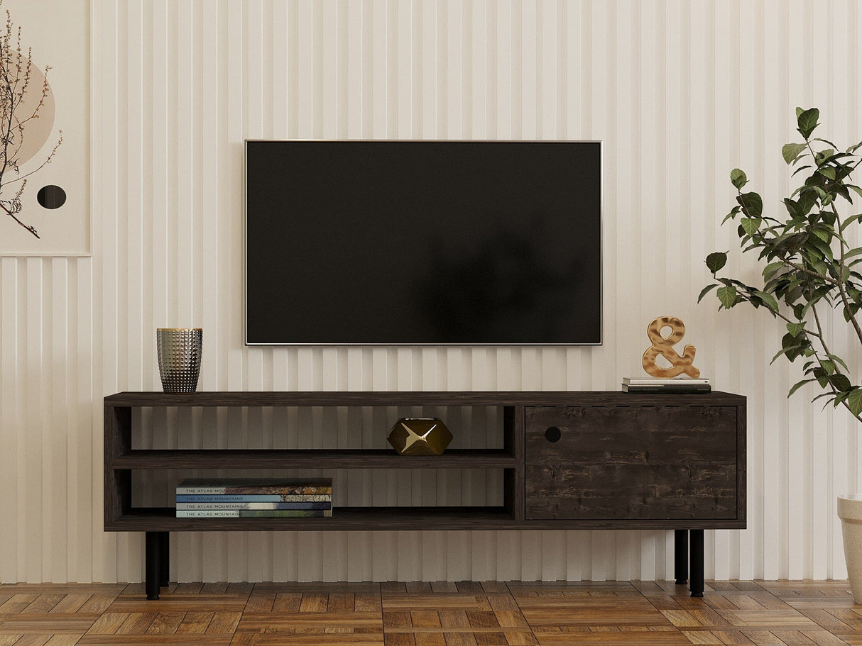 Comodă TV Avila, Diverse culori, 120x30x38 cm - Antracit | SKU: 495SSE1607 | Comodă TV Avila, 120x30x38 cm, varianta Antracit, produs pentru amenajarea locuinței, disponibil online în România la CasaMob