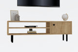 Comodă TV Avila, Diverse culori, 120x30x38 cm - Stejar safir | SKU: 495SSE1608 | Comodă TV Avila, 120x30x38 cm, varianta Stejar safir, produs pentru amenajarea locuinței, disponibil online în România la CasaMob