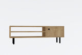 Comodă TV Avila, Diverse culori, 120x30x38 cm - Stejar safir | SKU: 495SSE1608 | Comodă TV Avila, 120x30x38 cm, varianta Stejar safir, produs pentru amenajarea locuinței, disponibil online în România la CasaMob