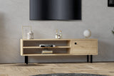 Comodă TV Avila, Diverse culori, 120x30x38 cm - Stejar safir | SKU: 495SSE1608 | Comodă TV Avila, 120x30x38 cm, varianta Stejar safir, produs pentru amenajarea locuinței, disponibil online în România la CasaMob