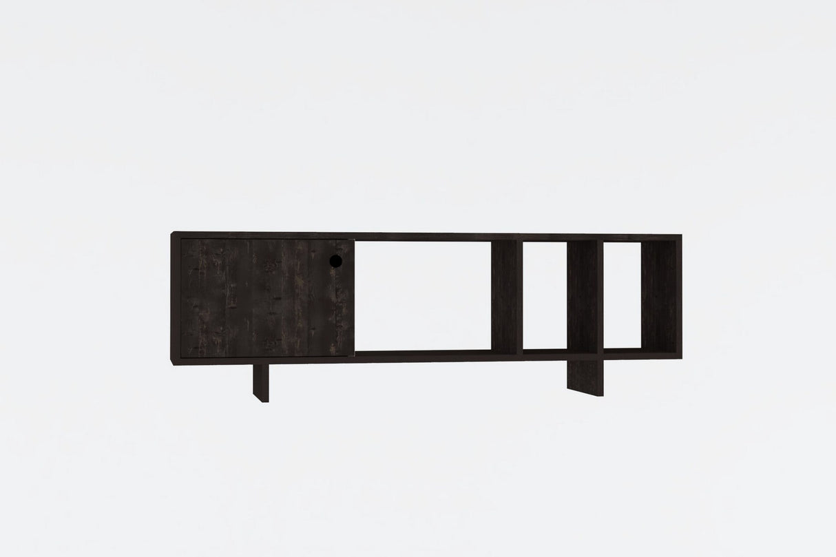 Comodă TV Folsom, Diverse culori, 140x29x45 cm - Antracit | SKU: 495SSE1613 | Comodă TV Folsom, 140x29x45 cm, varianta Antracit, produs pentru amenajarea locuinței, disponibil online în România la CasaMob