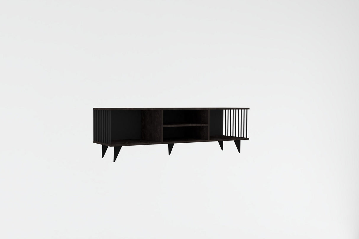 Comodă TV Josef, Diverse culori, 160x40x49 cm - Antracit | SKU: 495SSE1625 | Comodă TV Josef, 160x40x49 cm, varianta Antracit, produs pentru amenajarea locuinței, disponibil online în România la CasaMob