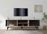 Comodă TV Josef, Diverse culori, 160x40x49 cm - Sapphire | SKU: 495SSE1626 | Comodă TV Josef, 160x40x49 cm, varianta Sapphire, produs pentru amenajarea locuinței, disponibil online în România la CasaMob