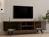 Comodă TV Josef, Diverse culori, 160x40x49 cm - Nuc | SKU: 495SSE1627 | Comodă TV Josef, 160x40x49 cm, varianta Nuc, produs pentru amenajarea locuinței, disponibil online în România la CasaMob