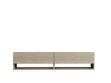 Comodă TV Arges, Diverse culori, 141x30x31 cm - Travertin | SKU: 495SSE1628 | Comodă TV Arges, 141x30x31 cm, varianta Travertin, produs pentru amenajarea locuinței, disponibil online în România la CasaMob
