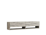 Comodă TV Arges - Freesia, Marble, Travertin, 141x30x31 cm