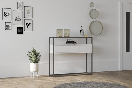 Consola Guarda - White, Alb, 100x29x90 cm
