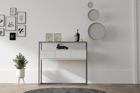 Consola Guarda - White, Alb, 100x29x90 cm