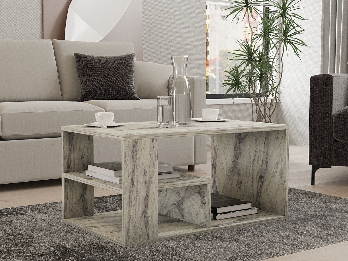 Măsuță de cafea Eros, Diverse culori, Diverse dimensiuni - Freesia marble - 80x50x40 cm | SKU: 495SSE2110 | Măsuță de cafea Eros, varianta Freesia marble - 80x50x40 cm, produs pentru amenajarea locuinței, disponibil online în România la CasaMob