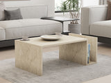 Măsuță de cafea Memo, Diverse culori, 87x50x32 cm - Travertin | SKU: 495SSE2115 | Măsuță de cafea Memo, 87x50x32 cm, varianta Travertin, produs pentru amenajarea locuinței, disponibil online în România la CasaMob