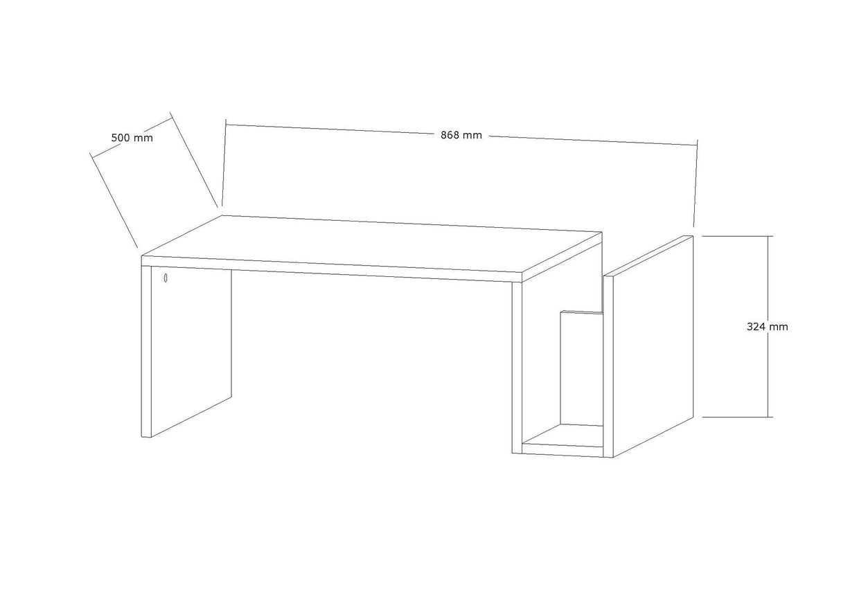 Măsuță de cafea Memo, Diverse culori, 87x50x32 cm - Travertin | SKU: 495SSE2115 | Măsuță de cafea Memo, 87x50x32 cm, varianta Travertin, produs pentru amenajarea locuinței, disponibil online în România la CasaMob