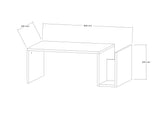 Măsuță de cafea Memo, Diverse culori, 87x50x32 cm - Travertin | SKU: 495SSE2115 | Măsuță de cafea Memo, 87x50x32 cm, varianta Travertin, produs pentru amenajarea locuinței, disponibil online în România la CasaMob