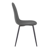 Scaun Bella, Stofă, picioare metalice negre, Diverse culori, 44x55x85 cm - Antracit | SKU: 499-000012 | Scaun Bella, Stofă, picioare metalice negre, 44x55x85 cm, varianta Antracit, produs pentru amenajarea locuinței, disponibil online în România la CasaMob