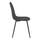 Scaun Bella, Stofă, picioare metalice negre, Diverse culori, 44x55x85 cm - Negru | SKU: 499-000013 | Scaun Bella, Stofă, picioare metalice negre, 44x55x85 cm, varianta Negru, produs pentru amenajarea locuinței, disponibil online în România la CasaMob