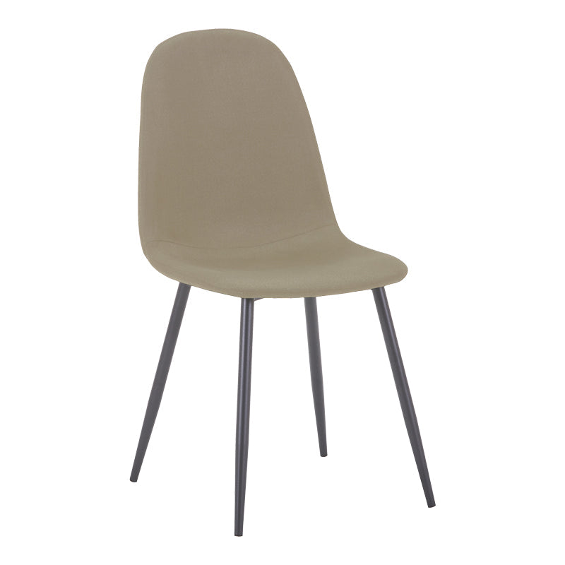 Scaun Bella, Stofă, picioare metalice negre, Diverse culori, 44x55x85 cm - Verde oliv | SKU: 499-000015 | Scaun Bella, Stofă, picioare metalice negre, 44x55x85 cm, varianta Verde oliv, produs pentru amenajarea locuinței, disponibil online în România la CasaMob