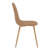 Scaun Bella, Stofă, picioare metalice cu finisaj natural, Diverse culori, 44x55x85 cm - Maro | SKU: 499-000019 | Scaun Bella, Stofă, picioare metalice cu finisaj natural, 44x55x85 cm, varianta Maro, produs pentru amenajarea locuinței, disponibil online în România la CasaMob