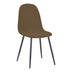 Maro | SKU: 499-000022 | Scaun Bella, Catifea, picioare metalice negre, 44x55x85 cm, varianta Maro, produs pentru amenajarea locuinței, disponibil online în România la CasaMob