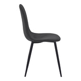 Scaun Bella, Catifea, picioare metalice negre, Diverse culori, 44x55x85 cm - Negru | SKU: 499-000023 | Scaun Bella, Catifea, picioare metalice negre, 44x55x85 cm, varianta Negru, produs pentru amenajarea locuinței, disponibil online în România la CasaMob