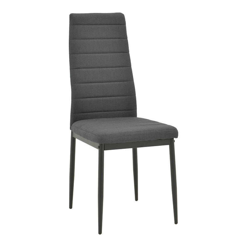 Antracit | SKU: 499-000047 | Scaun Parker, stofă și metal, 41x48x96 cm, varianta Antracit, produs pentru amenajarea locuinței, disponibil online în România la CasaMob