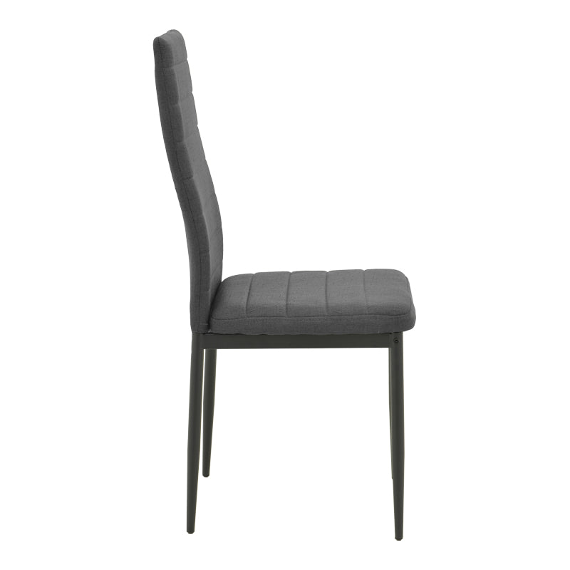 Antracit | SKU: 499-000047 | Scaun Parker, stofă și metal, 41x48x96 cm, varianta Antracit, produs pentru amenajarea locuinței, disponibil online în România la CasaMob