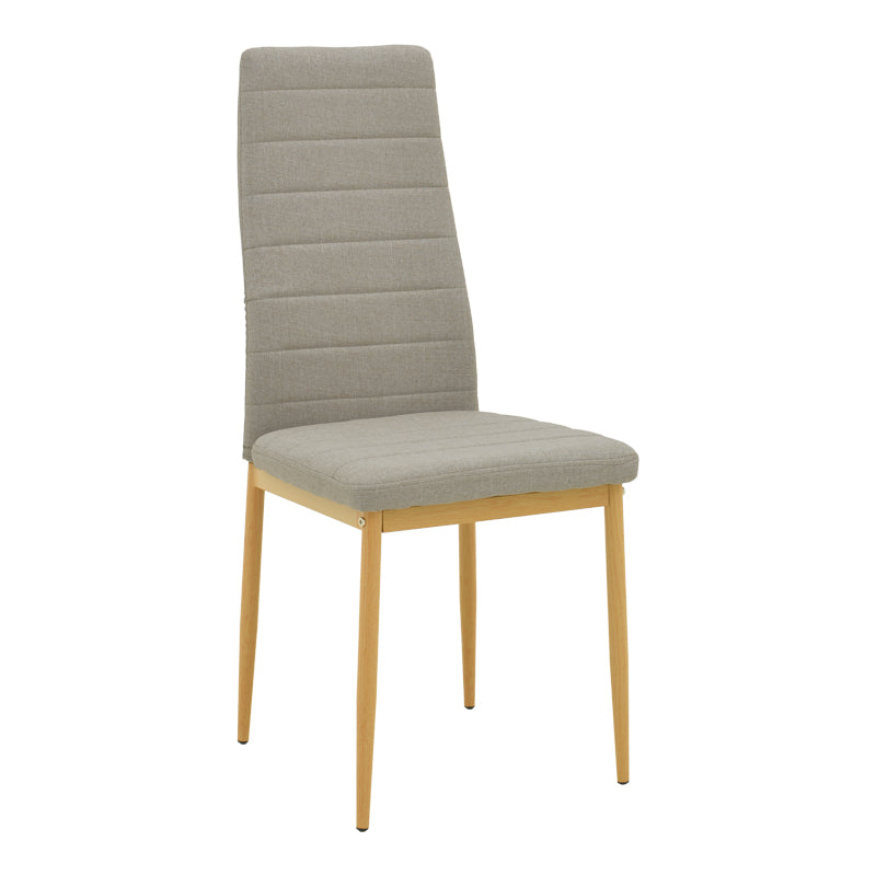 Bej-Natural | SKU: 499-000048 | Scaun Parker, stofă și metal, 41x48x96 cm, varianta Bej-Natural, produs pentru amenajarea locuinței, disponibil online în România la CasaMob
