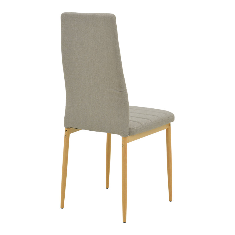 Bej-Natural | SKU: 499-000048 | Scaun Parker, stofă și metal, 41x48x96 cm, varianta Bej-Natural, produs pentru amenajarea locuinței, disponibil online în România la CasaMob