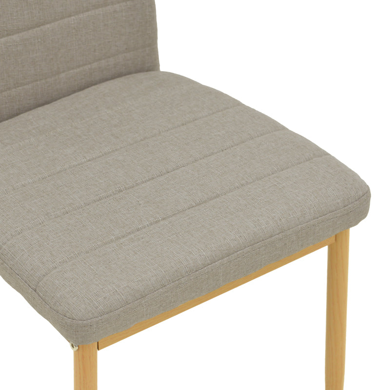 Bej-Natural | SKU: 499-000048 | Scaun Parker, stofă și metal, 41x48x96 cm, varianta Bej-Natural, produs pentru amenajarea locuinței, disponibil online în România la CasaMob