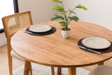Masă dining BN - 01, Nuc, Ø100x75 cm