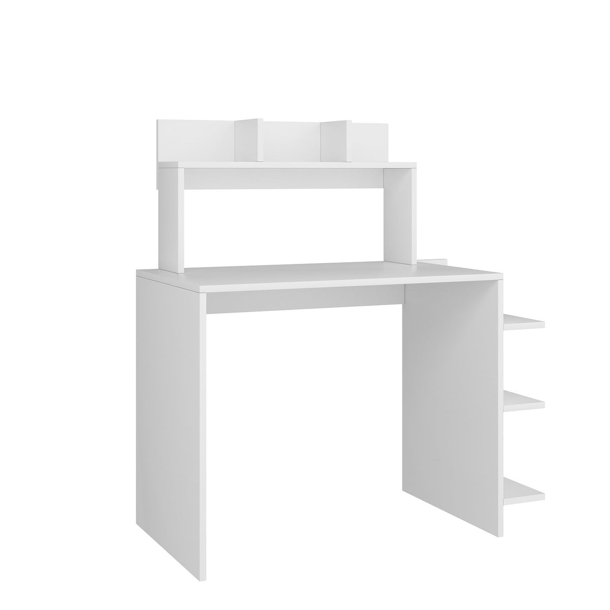 Birou Beta, Alb, 105x55x120 cm