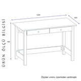 Birou Paris, Diverse culori, Diverse dimensiuni - Pin atlantic - Alb - 120x60x77 cm | SKU: 505CRL1112 | Birou Paris, varianta Pin atlantic - Alb - 120x60x77 cm, produs pentru amenajarea locuinței, disponibil online în România la CasaMob