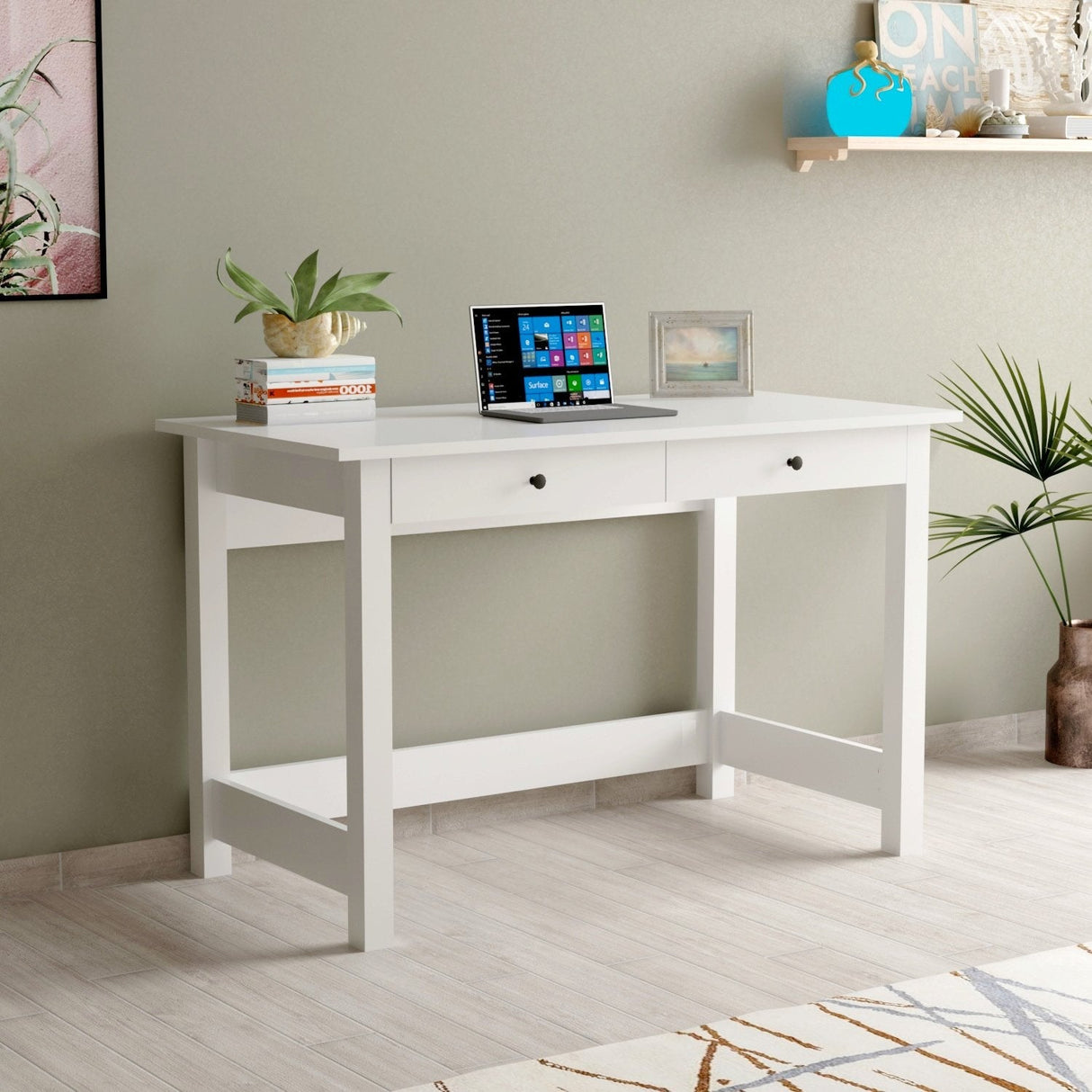 Birou Paris, Diverse culori, Diverse dimensiuni - Alb - 120x60x77 cm | SKU: 505CRL1101 | Birou Paris, varianta Alb - 120x60x77 cm, produs pentru amenajarea locuinței, disponibil online în România la CasaMob