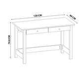 Birou Paris, Diverse culori, Diverse dimensiuni - Alb - 120x60x77 cm | SKU: 505CRL1101 | Birou Paris, varianta Alb - 120x60x77 cm, produs pentru amenajarea locuinței, disponibil online în România la CasaMob