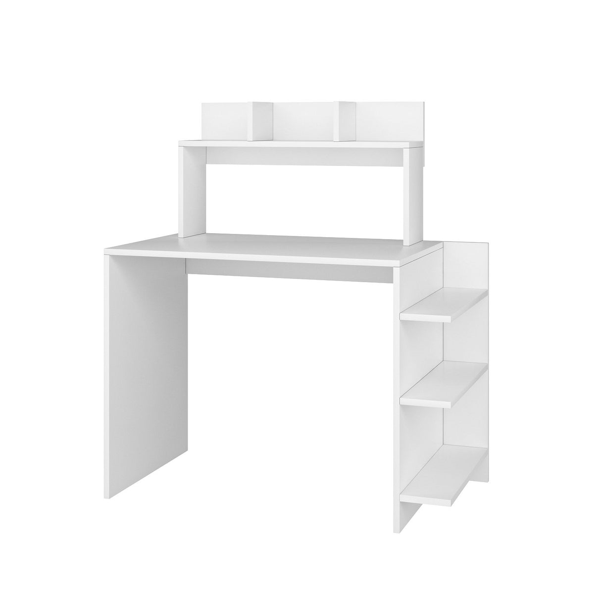 Birou Beta, Alb, 105x55x120 cm