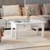 Alb | SKU: 505CRL1401 | Măsuță de cafea Lisbon, 90x50x42 cm, varianta Alb, produs pentru amenajarea locuinței, disponibil online în România la CasaMob