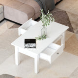 Măsuță de cafea Lisbon, Diverse culori, 90x50x42 cm - Alb | SKU: 505CRL1401 | Măsuță de cafea Lisbon, 90x50x42 cm, varianta Alb, produs pentru amenajarea locuinței, disponibil online în România la CasaMob