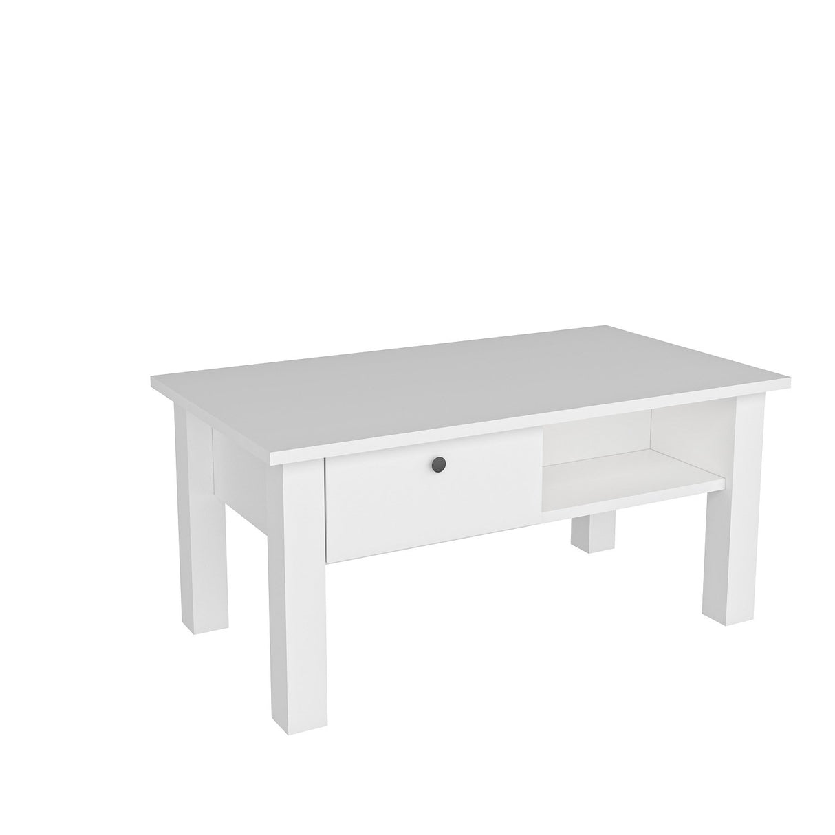 Măsuță de cafea Lisbon, Diverse culori, 90x50x42 cm - Alb | SKU: 505CRL1401 | Măsuță de cafea Lisbon, 90x50x42 cm, varianta Alb, produs pentru amenajarea locuinței, disponibil online în România la CasaMob