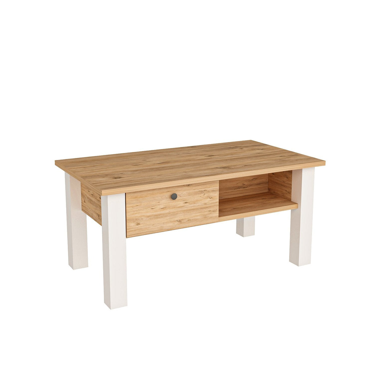 Măsuță de cafea Lisbon, Diverse culori, 90x50x42 cm - Pin atlantic | SKU: 505CRL1403 | Măsuță de cafea Lisbon, 90x50x42 cm, varianta Pin atlantic, produs pentru amenajarea locuinței, disponibil online în România la CasaMob
