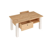 Măsuță de cafea Lisbon, Diverse culori, 90x50x42 cm - Pin atlantic | SKU: 505CRL1403 | Măsuță de cafea Lisbon, 90x50x42 cm, varianta Pin atlantic, produs pentru amenajarea locuinței, disponibil online în România la CasaMob