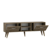 Comodă TV Rudy, Diverse culori, 180x30x42 cm - Nuc | SKU: 505CRL1708 | Comodă TV Rudy, 180x30x42 cm, varianta Nuc, produs pentru amenajarea locuinței, disponibil online în România la CasaMob