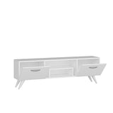 Comodă TV Irma, Diverse culori, 150x30x42 cm - Alb | SKU: 505CRL1710 | Comodă TV Irma, 150x30x42 cm, varianta Alb, produs pentru amenajarea locuinței, disponibil online în România la CasaMob