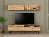 Comodă TV Mono, Diverse culori, 180x30x46 cm - Pin atlantic | SKU: 505CRL1719 | Comodă TV Mono, 180x30x46 cm, varianta Pin atlantic, produs pentru amenajarea locuinței, disponibil online în România la CasaMob