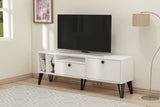 Comodă TV Aris, Diverse culori, 150x35x53 cm - Alb | SKU: 505CRL1728 | Comodă TV Aris, 150x35x53 cm, varianta Alb, produs pentru amenajarea locuinței, disponibil online în România la CasaMob